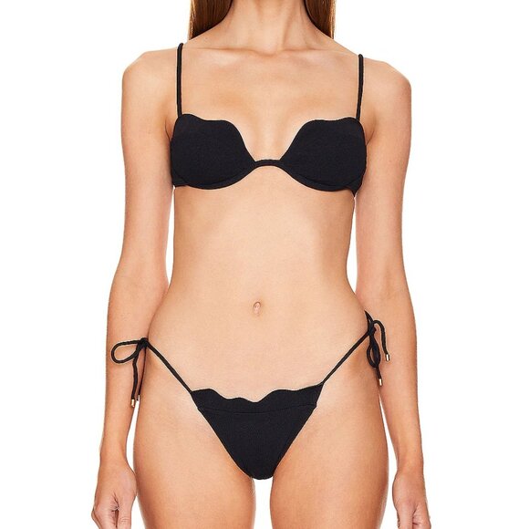NWT | Vix Firenze Lou Bikini Top & Side-tie Bottom, L, Olive Green - Picture 1 of 6
